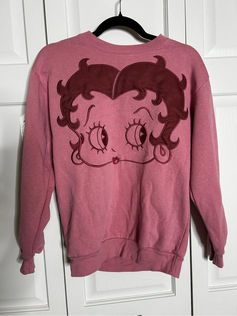 Freeze Pink Betty Boop Logo Sweatshirt